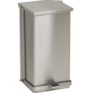 Step-On Can, 48 Qt, Stainless Steel