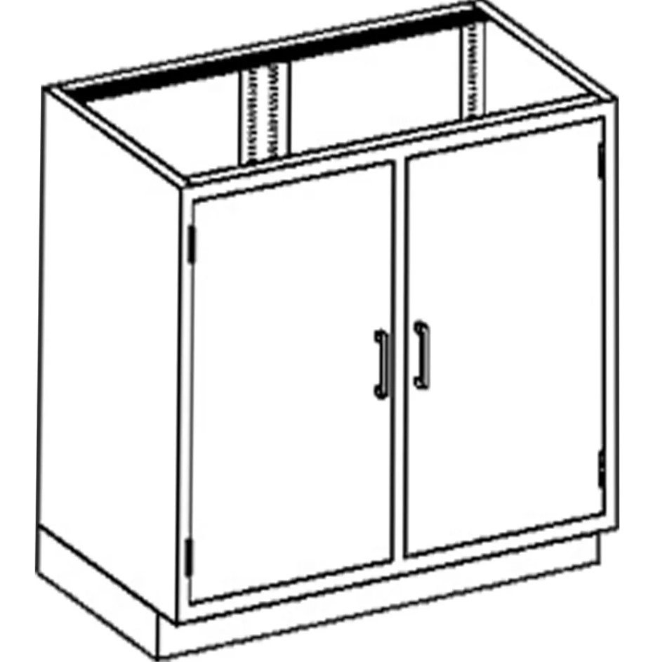 Blickman Industries Base Cabinet 35"W x 35 3/4"H x 22"D with (1) S/S Adj Shelf (DA35HS)