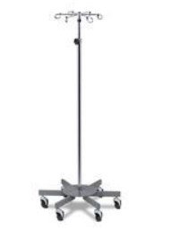 Clinton Industries IV Pole,6leg heavy base w/6hooks