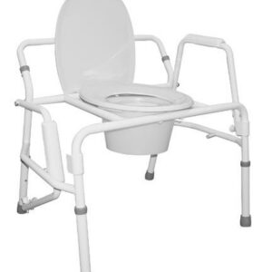 Extra Wide Drop Arm Commode