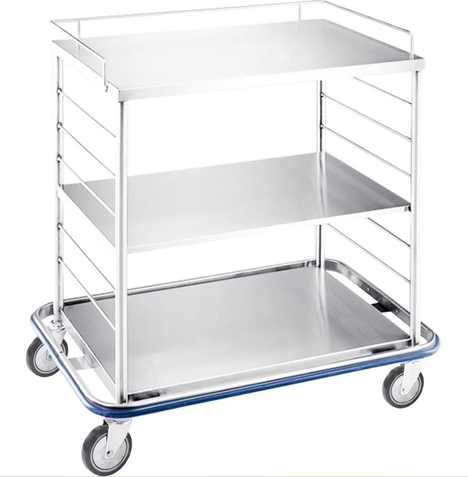 Blickman Industries Open Case Cart 42"W x 40 3/4"H x 29"D w/(1) Adj S/S