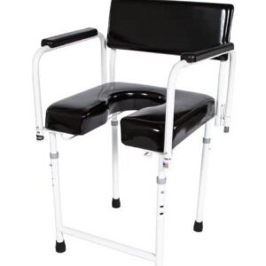202 Rehab Shower/Commode Chair-Bath/Toilet Modular System - 18"Wx18"D Ensolite® Front/Rear Open Seat