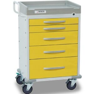 Rescue Isolation Cart - White frame - RC33669YEL