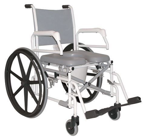18" Commode Shower Chair (24" Rear Wheels)