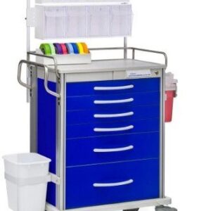 Innerspace Healthcare Pace 21 Cart, Blue, 2-3", 1-6", 1-9" drawer, 33"H