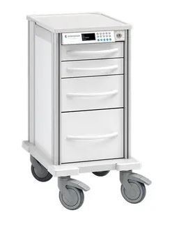 Innerspace Healthcare Aluminum Narrow Pace 21 Procedure Cart-Adjustable