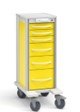 Innerspace Healthcare Narrow Pace 30 Cart, Yellow, 3-3", 2-6", 1-9" drws