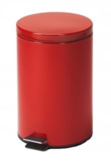 Clinton Industries 20 QT red-round waste can