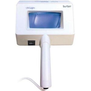 Burton Medical UV Light with Magnifier, two white and two UV Bulbs