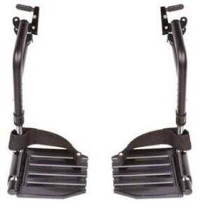 Hemi Footrests w/Composite Footplates And Heel Loops