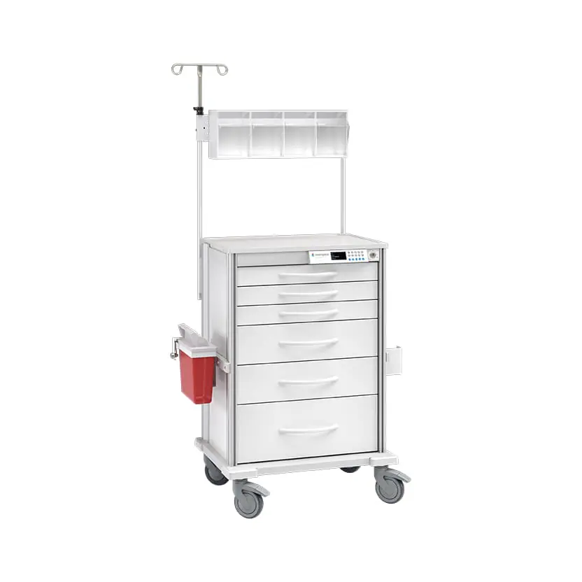 InnerSpace Pace IV Prep Cart, White