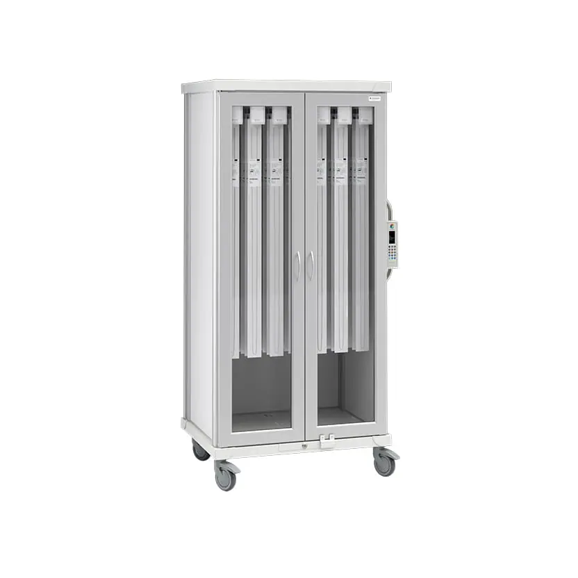 InnerSpace Roam 2 Tall Catheter Cart, Glass Doors